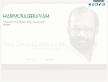 Tablet Screenshot of harimuraleeravam.info